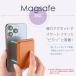Magsafe�Ή� �X�}�z�X�^���h �}�O�l�b�g�� �X�}�z �J�[�h�P�[�X �J�[�h�z���_�[ �J�[�h�E�H���b�g  iPhone Android  PU���U�[ �J�[�h���[ ���^ �}�O�Z�[�t �֘A�摜2