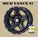 Weds/åMUD VANCE 07 12 12x4.0J 4/100 INSET:40 եޥåȥ֥åFULL MAT BLACK ܡ ߥۥ