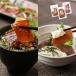  основной тунец .. еда . сравнение комплект sashimi морепродукты фарфоровая пиала sashimi суши .. фарфоровая пиала море . подлинный. морепродукты гурман постное филе ввод 1 комплект 