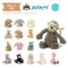 福袋 2個セット jellycat ぬいぐるみ ジェリーキャット バシュフル bashful S 12cm 18cm