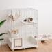  cat cage cat cage 2 step pet cage with casters cat gauge large many head .. cat door cat house 1 step 2 step possibility 