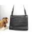  Bottega Veneta сумка "почтальонка" сетка кожа чёрный Cross корпус мужской прекрасный товар @ 242