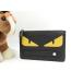  Fendi сцепление бумажник сумка Monstar selection задний кожа чёрный ручная сумочка превосходный товар @ 68