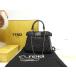  Fendi pi- Cub - nano FF crystal кожа чёрный небольшая сумочка Cross сумка "body" превосходный товар @ 1
