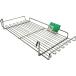  peace . industry wide .. basket ( large ) chrome width 450X depth 200X height 30mm mesh panel wall surface storage EMP-176