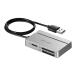  Buffalo BUFFALO USB2.0 многоформатное считывающее устройство для флэш-карт стандартный модель серебряный BSCR105U2SV