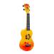 MAHALO сопрано UKULELE designer серии гибискус MD1 HB orange Burst 
