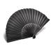 [Goods Land] бамбук производства японский стиль 7 размер веер чёрный чёрный . одноцветный мужской мужской ткань модный крепкий современный черный GD-SENSU