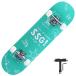 Yioufan скейтборд 8 слой. Canada. клён материал 31x8 дюймовый ребенок / для взрослых Pro / для начинающих высокая точность 4 колесо концентрация сила . flat . ощущение выращивание skebo( зеленый )