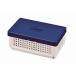  pearl metal Lennon folding lunch box ( bulkhead . attaching ) blue D-2306