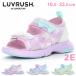  moon Star la brush сандалии Kids девочка ..... бег ... усталость нет легкий 2E текстильная застёжка надеть обувь ..... трудно LV1219 ребенок обувь 