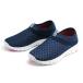  мужской пятка .... туфли без застежки 2WAY сетка легкий спортивные туфли темно-синий 