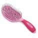 【C Brush　ピンク】NuWay4Hair　NWC-PK　ヘアブラシ　ベーシック　ツヤ髪　セレブ　速乾性　SGS認証　スカルプケア　アルガンオイル
