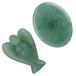 mookaitedecor Green Aventurine Thumb Worry Stone  Guardian Angel Statue Figurines Pocket Stones for Crystal Healing Home Decor