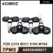 ���¹�͢���ʡ� 4�� TPMS ������ ������ ���󥵡� ��륻�ǥ� �٥�� C219 W211 X164 W164 V251 W221 R230 433MHZ A0025408017 �������� �ѡ���