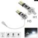  параллель импортные товары 1 шт H1 H3 CANBUS super LED клапан(лампа) автомобильный противотуманая фара передняя фара 4014 24SMD 12V 6000K бег свет мотоцикл лампа 