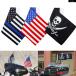  параллель импортные товары Honda Yamaha Harley Suzuki BMW мотоцикл море . Skull флаг рукав двусторонний багаж подставка 