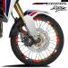  параллель импортные товары Honda Africa Twin CRF 1000 L отражающий тип мотоцикл колесо стикер ступица внутри сторона переводная картинка обод полоса лента CRF1000L