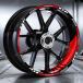  параллель импортные товары Ducati Suzuki KTM BMW Yamaha Honda Kawasaki отражающий колесо стикер мотоцикл 17 дюймовый обод полоса ступица внутри сторона переводная картинка 