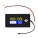 DiyStudio digital voltmeter alarm attaching . external temperature sensor 19~80°C 12V 24V 36V 48V 60V 72V lead . battery in ji