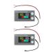 DiyStudio 2PCS цифровой вольтметр сигнализация температура есть аккумулятор измерительный прибор аккумулятор осталось количество отображать итого DC8-100V 12V