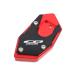 CB250R 2013-2019 for motorcycle side stand kick stand plate pad end red 