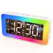 Te-Rich clock eyes ... clock digital large volume snooze with function put clock child adult wake a