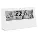 Leafutt clock eyes ... clock put clock digital calendar snooze date humidity temperature day of the week display 