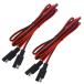 WMYCONGCONG 2 point set 1.9M 18AWG SAE-SAE for extension cable Quick tis Connect wire harness SAE for 