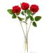 WillingYou роза искусственный цветок 3 шт. входит rose красный цветок диаметр 7×L52cm