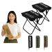 LIUSHUYAN 2 шт. комплект складной стул compact супер-легкий 310g перевозка авиация aluminium выдерживаемая нагрузка 85kg