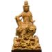 (. талант ). звук бодисатва . изображение высококлассный натуральный tsuge дерево резьба по дереву из дерева изображение Будды буддизм художественное изделие желтый . Самшит мелколистный . звук изображение скульптура .