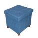 складной место хранения табурет сиденье .. ткань ширина 38× глубина 38× высота 38cm выдерживаемая нагрузка 140kg подставка для ног ножек . есть 