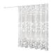  душ занавески ванна занавески автобус занавески 180×200cm водонепроницаемый защита от плесени белый цветок te The Yinling g имеется 