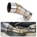 Kawasaki для muffler Ninja 250 Z250 250R промежуточный труба выхлопная труба промежуточный труба мотоцикл сирена 