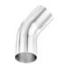 M METERXITY 1 штук входит OD 2.2" 45 раз man doreru Ben do патрубок толщина 2mm 304 нержавеющая сталь сталь производства выхлоп L 