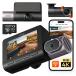 70mai Dash Cam 4K T800 регистратор пути (drive recorder) F1.7 3 камера HDR SONY IMX678 сенсор супер чуть более ночное видение в машине инфракрасные лучи ночное видение звук 