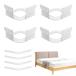 koundeneko bed простыня зажим 4 шт. комплект смещение предотвращение простыня фиксация зажим предотвращение скольжения 5 -ступенчатый style 