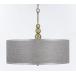 Stewart 3 Light Chandelier Pendant with Drum Shade