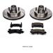 Power Stop K1482 Front Z23 Carbon Fiber Brake Pads with Drilled & Slot