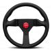 Momo MCL32BK3B Steering Wheel (Monte Carlo 320 Leather Red Stich), 1 P