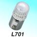 L700 серии сборник свет модель LED клапан(лампа) желтый 6v- булавка тип застежка BA9S type 0.13w общая длина 24mm M&H(matsusima)