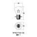 лампочка head лампочка 12v- 35/35w RP35 P15D-30 прозрачный 1 штук входит M&H(matsusima)