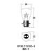  лампочка head лампочка 6v- 35/35w RP30 P15D25-3 прозрачный 1 штук входит M&H(matsusima)