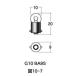  лампочка застежка одная лампочка *makla лампочка 12v- 3.4w G10 BA9S зеленый 2 штук входит M&H(matsusima)