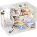  doll house handmade kit set miniature cat lovely . part shop 