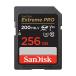 SanDisk (サンディスク) 256GB Extreme PRO SDXC UHS-I メモリーカード - C10、U3、V30、4K UHD、S