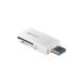  Buffalo BUFFALO USB3.0 microSD/SD карта специальный устройство для считывания карт белый BSCR27U3WH