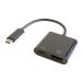 �S�b�p(GOPPA) USB Type-C to HDMI�ϊ��A�_�v�^ (PD�Ή�) �u���b�N GP-CHDH/B