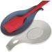 Silicone Spoon Rest for Stove Top Set of 2 - HEAT RESISTANT EASY CLEAN Kitchen Spoon Rest for Kitchen Counter - Silicone Spoon Holder for Stove Top